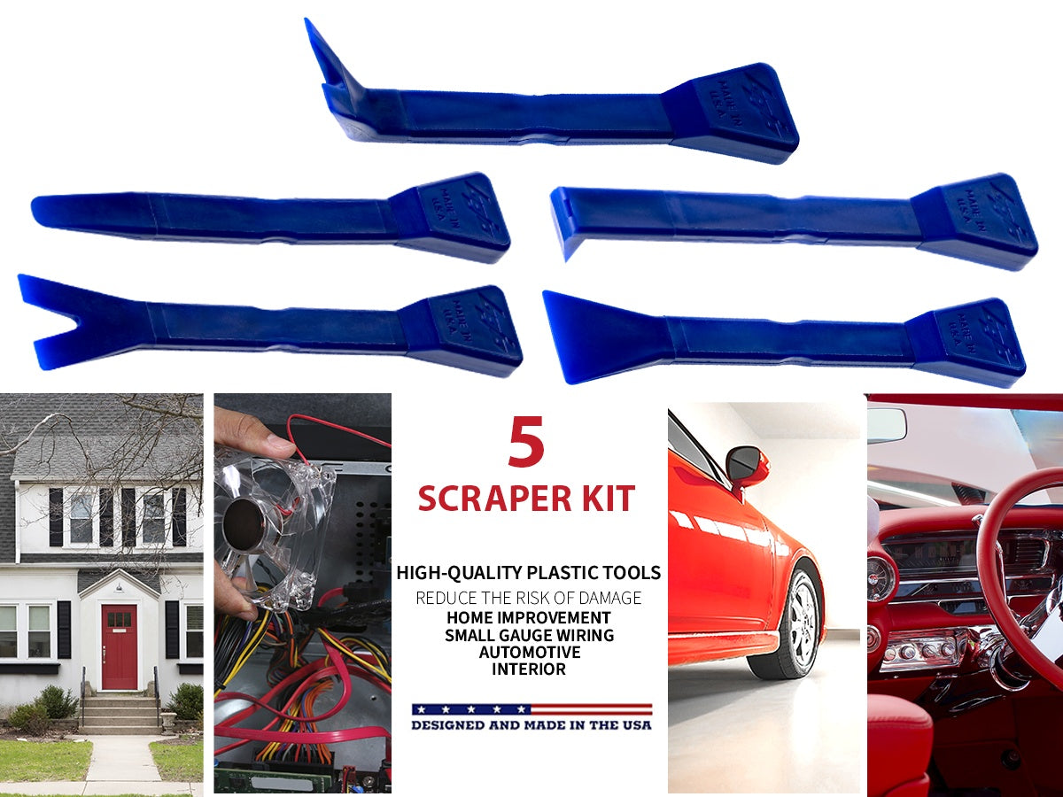 ATH-KUK2F1-UNGL: 5-Piece Prying Tool Kit with F1 Case