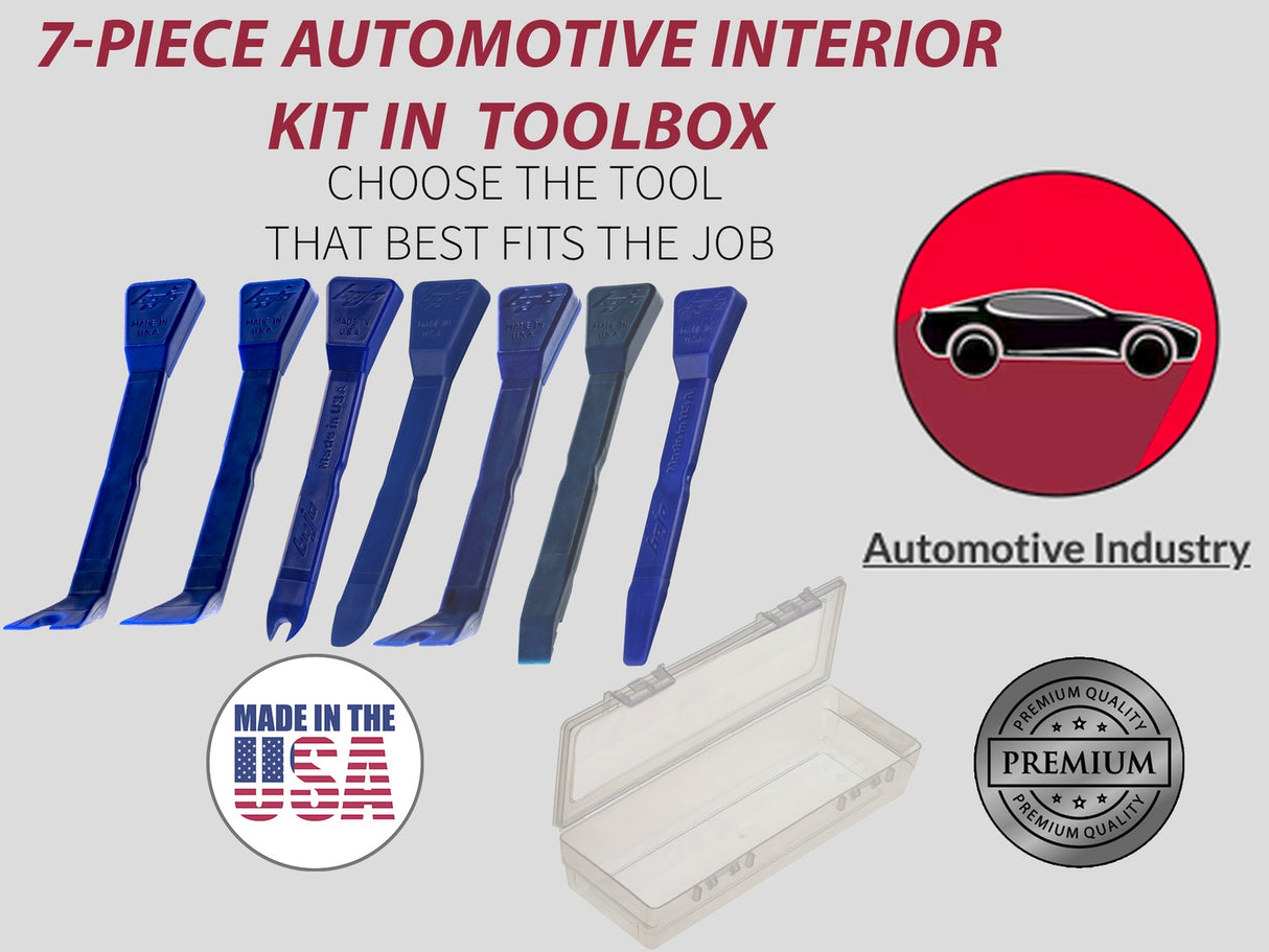 ATH-I7-INTERIOR: 7-Piece Automotive Interior Kit in F1 Toolbox