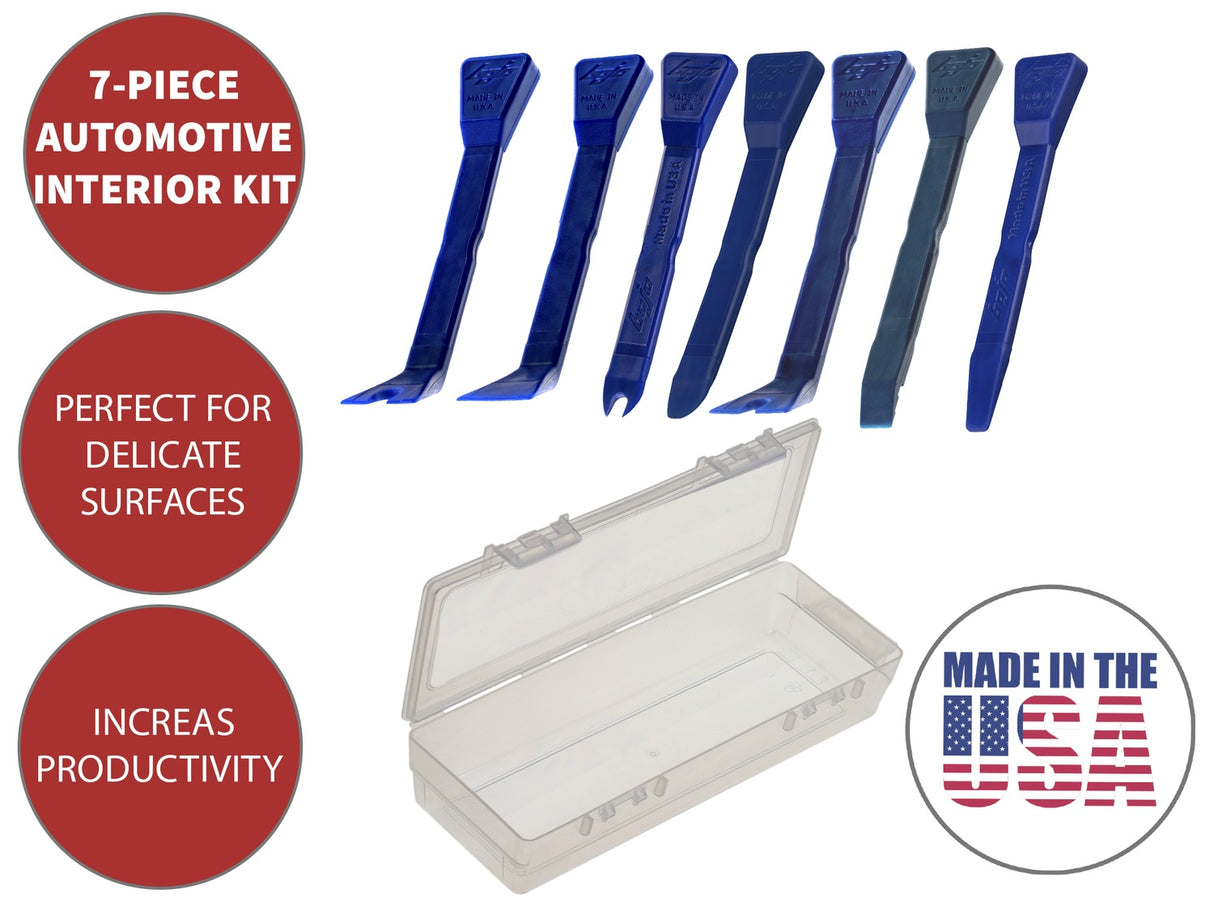 ATH-I7-INTERIOR: 7-Piece Automotive Interior Kit in F1 Toolbox