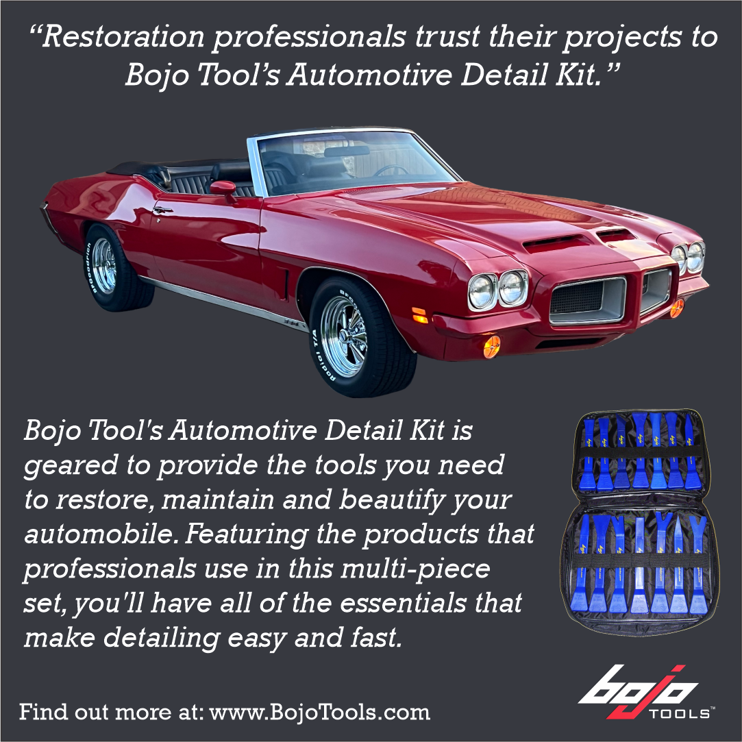 ZB-M14-BLK: 14-Piece Automotive Detail Prying Tools and Scrapers Kit