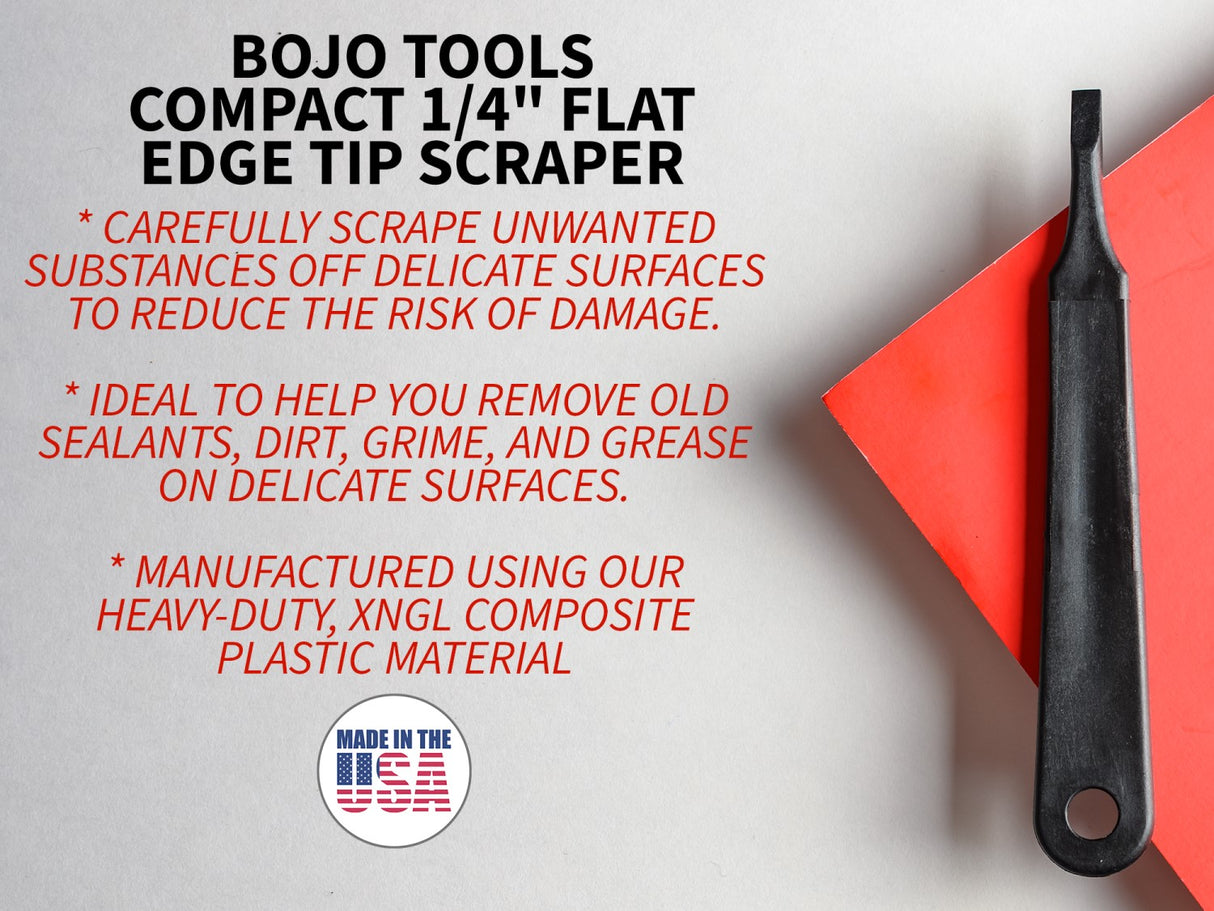 ITH-62-XNGL: Compact Narrow Edge Scraper Tool (1/4" Wide)
