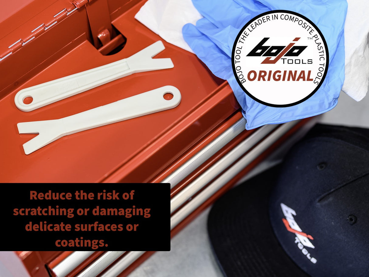 ITH-7-UNGL: Compact Flat Forked Pry Tool