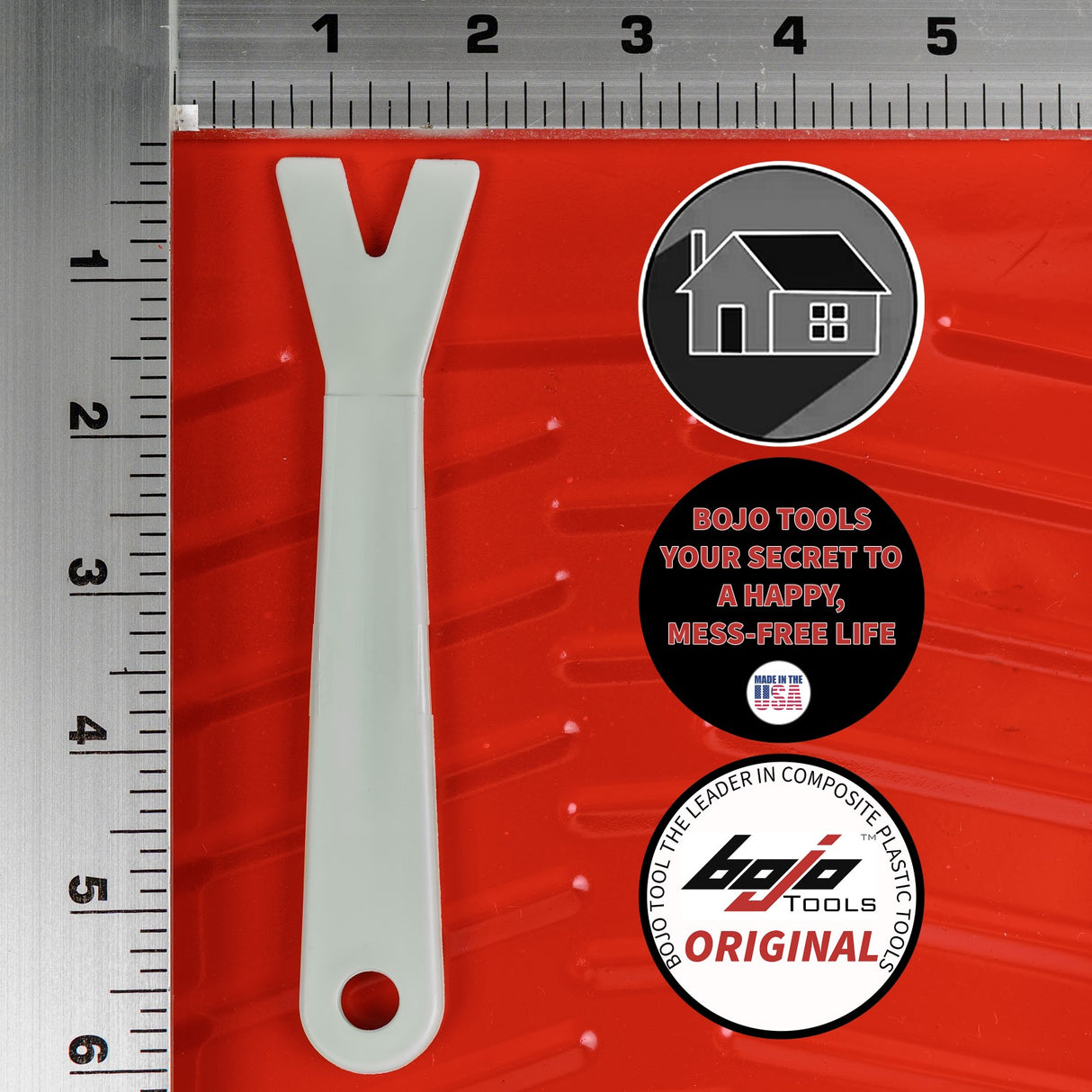 ITH-7-UNGL: Compact Flat Forked Pry Tool
