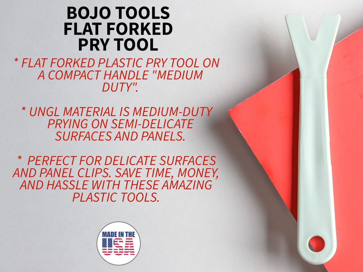 ITH-7-UNGL: Compact Flat Forked Pry Tool