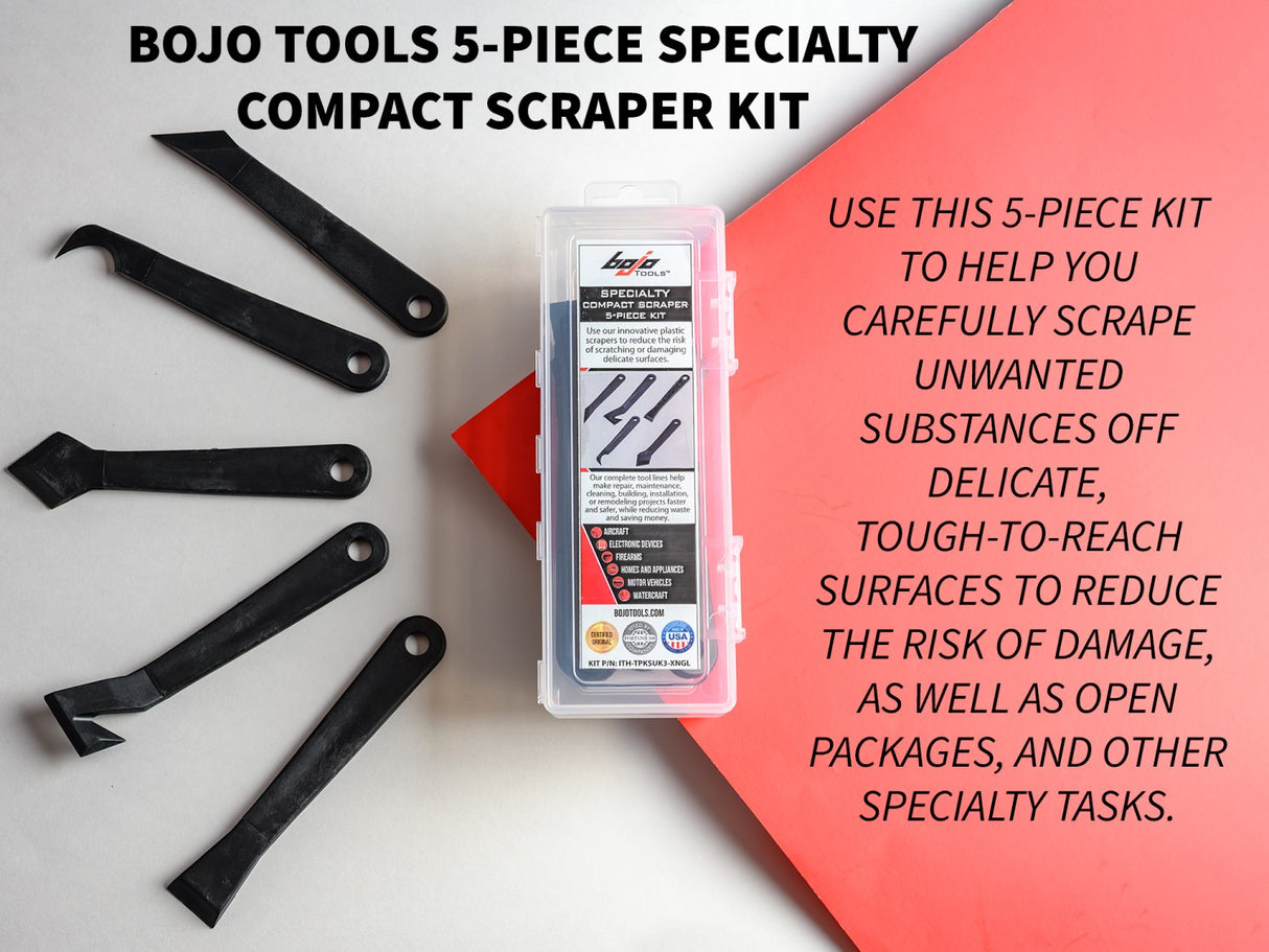 ITH-TPKSUK3-XNGL: 5-Piece Compact Specialty Scraper Kit