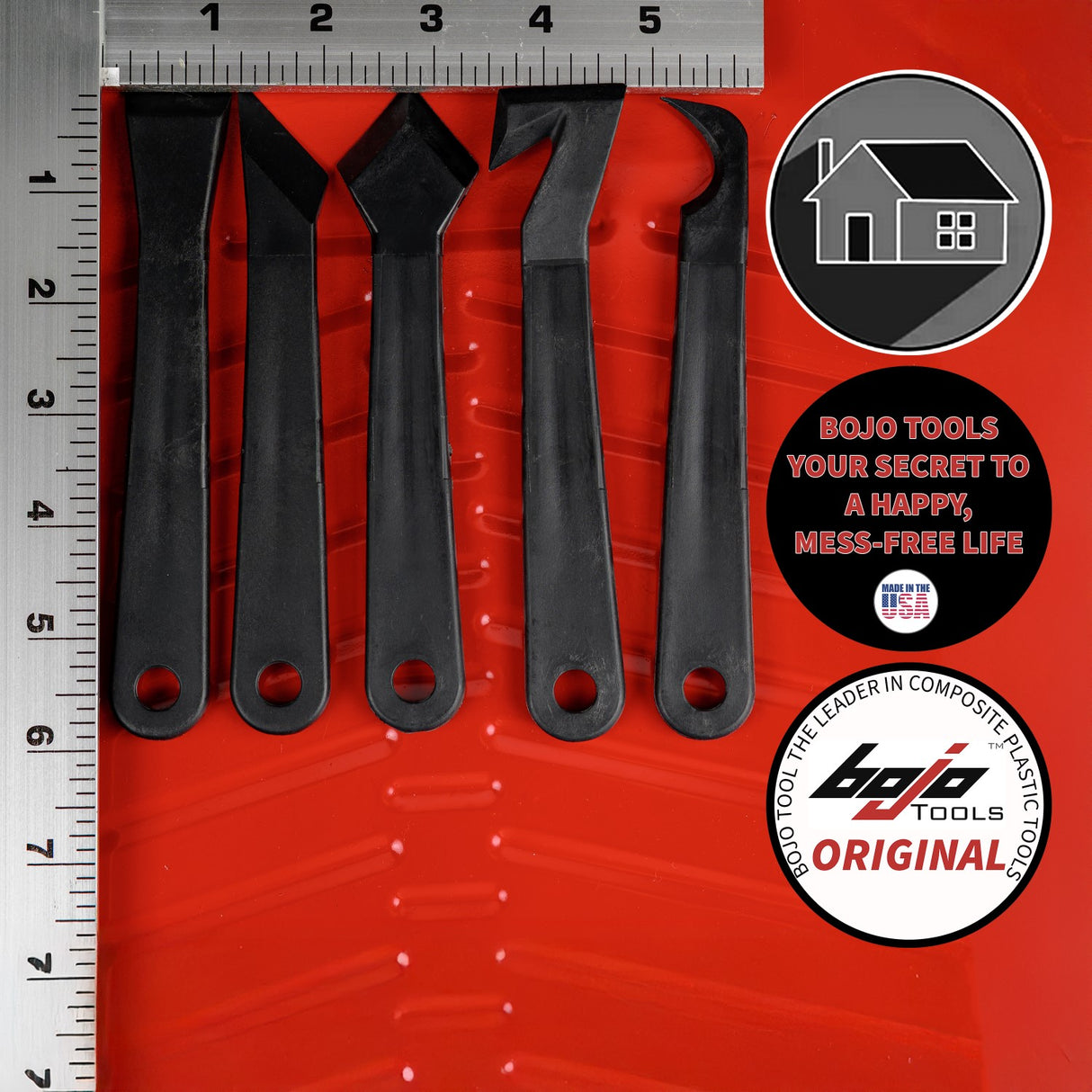 ITH-TPKSUK3-XNGL: 5-Piece Compact Specialty Scraper Kit