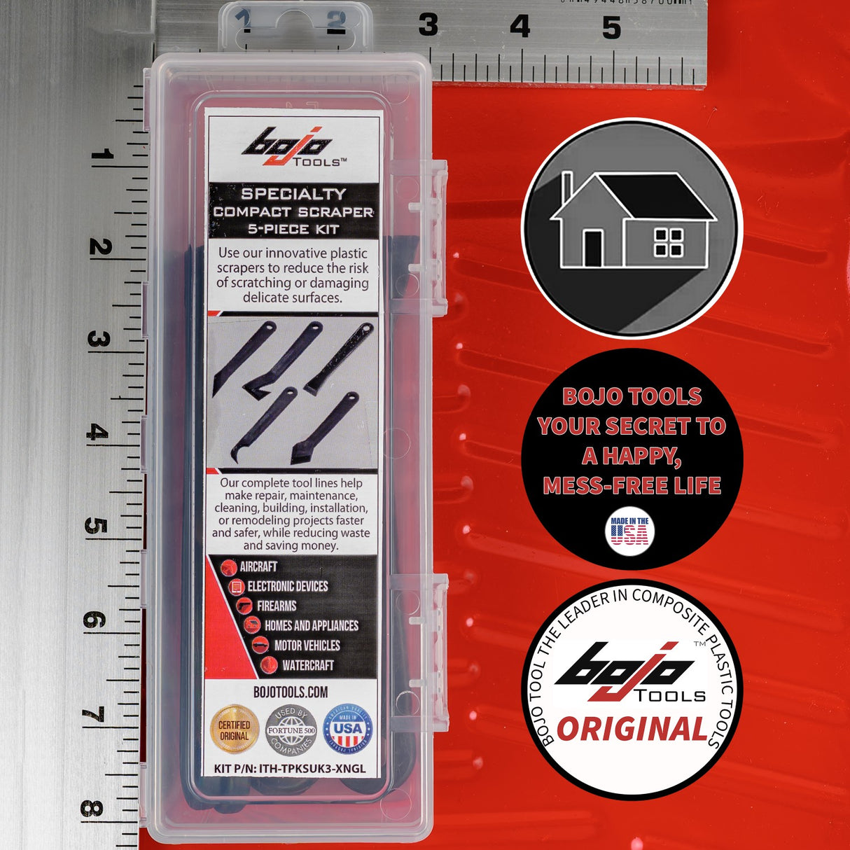 ITH-TPKSUK3-XNGL: 5-Piece Compact Specialty Scraper Kit