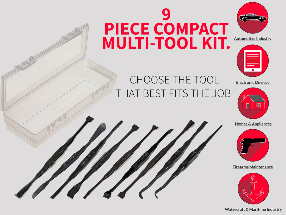 MST2-FPT9-PRY: 9-Piece Compact Multi-Tool F1 Kit