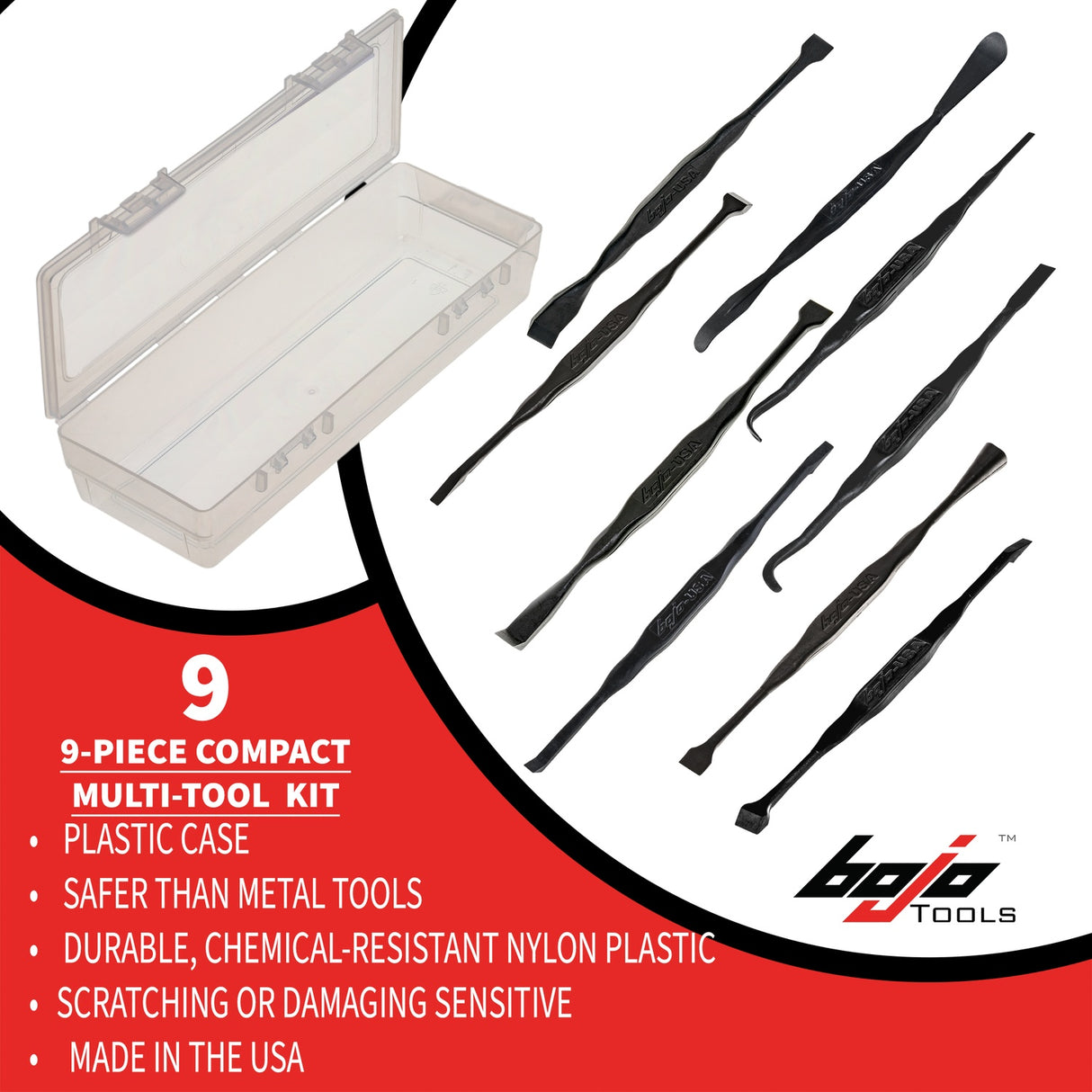 MST2-FPT9-PRY: 9-Piece Compact Multi-Tool F1 Kit