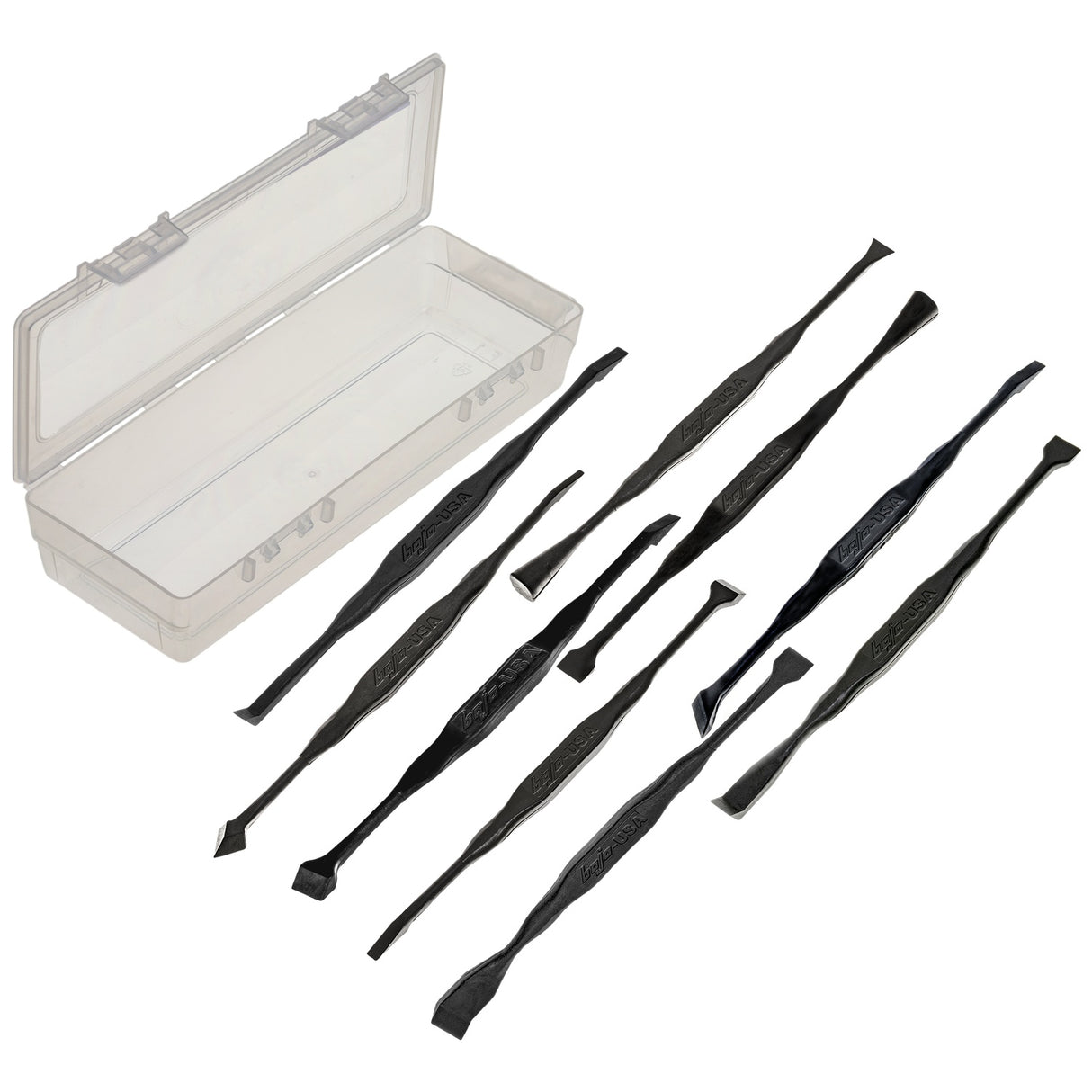 MST2-FT9-FINE: 9-Piece Compact Scraping and Micro Prying F1 Kit