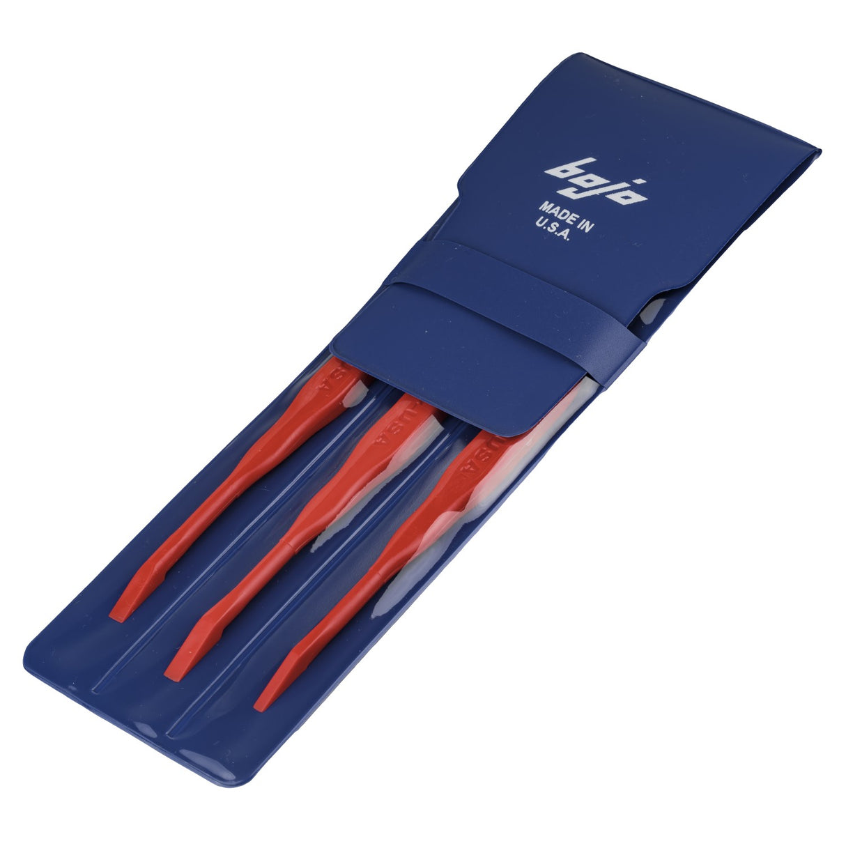 MST2-3KIT3-CEL: 3-Piece Plastic Micro Scraper Tool Kit in Pouch