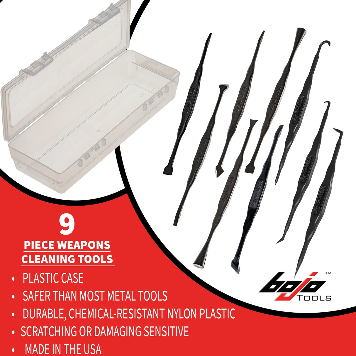 MST2-WPN9-CLN: 9-Piece Equipment Cleaning Tool Kit