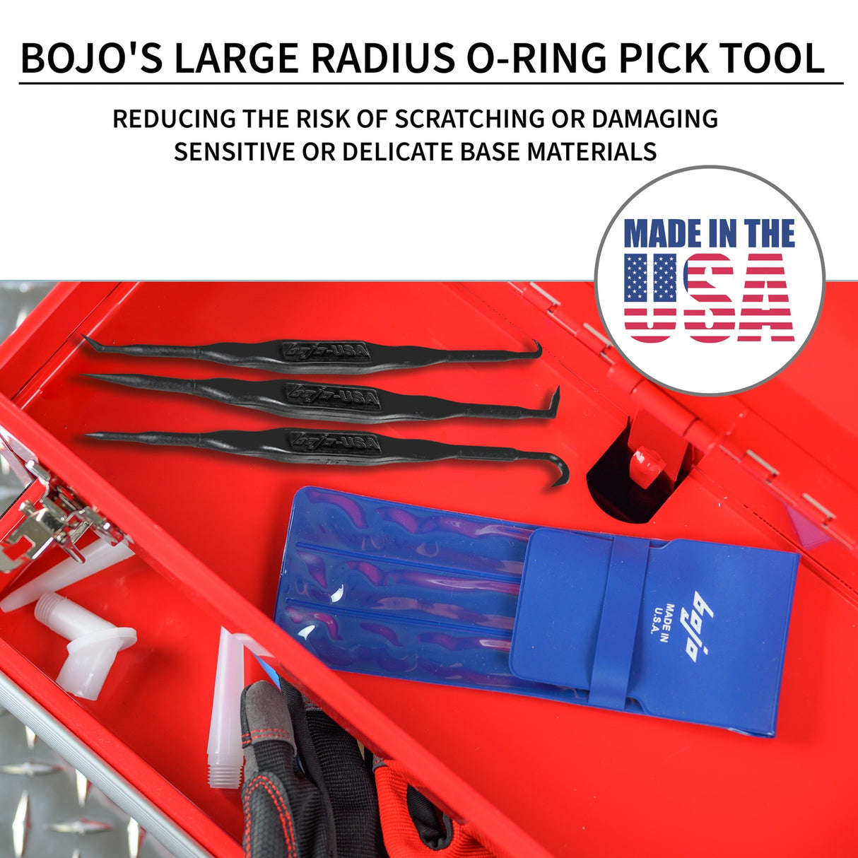 ORT2-3KIT-XNGL: 3-Piece O-Ring Pick Tool Kit 1 in Pouch