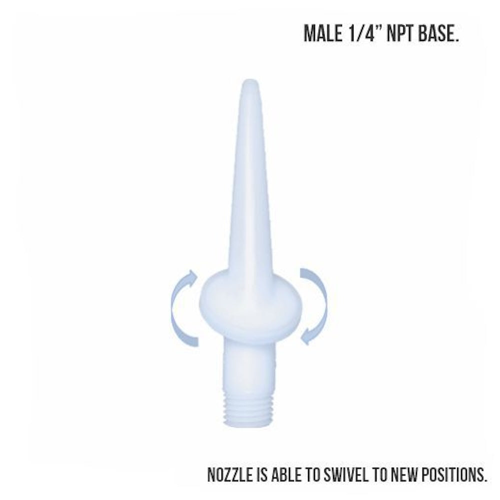 SWN-25NPT-80-63-PE - Swiveling Sealant Nozzle