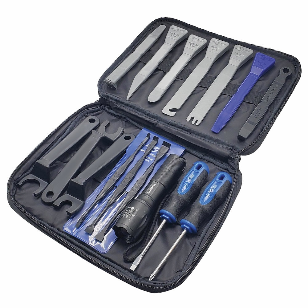 ZB-M14-WHT-BLK - Bojo Tools 16-Piece Wire Harness Tool Kit