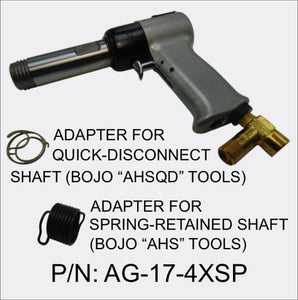 Rivet Hammer Gun for 0.401" Shaft Chisels - P/N: AG-17-4XSP