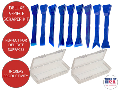 Image of ATH-DS-UNGL: Deluxe 9 Piece Scraper Kit