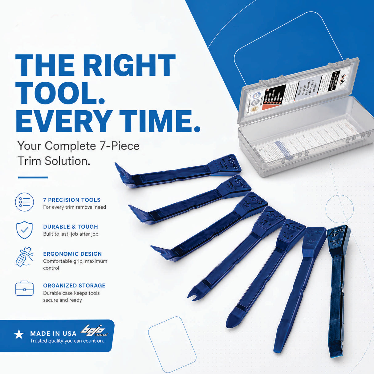 ATH-I7-INTERIOR: 7-Piece Automotive Interior Kit in F1 Toolbox