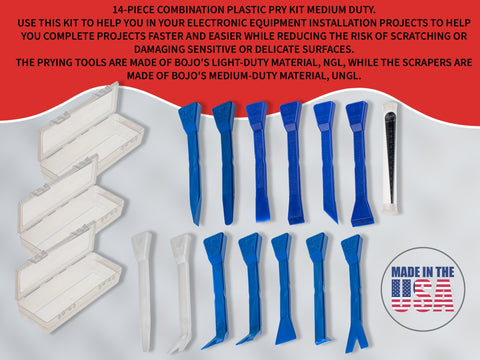 Image of ATH-MPF1-UNGL: 14-Piece Master Installer Pry Kit Platinum Combo Tool Kit