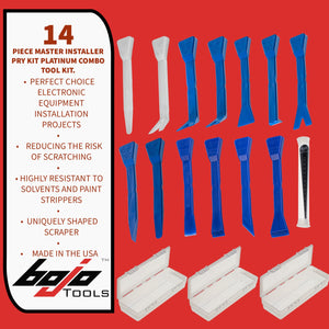 ATH-MPF1-UNGL: 14-Piece Master Installer Pry Kit Platinum Combo Tool Kit