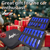 ZB-M9-AIP-BLK: 9-Piece Automotive Interior Pry Tool Kit in Zipper Bag