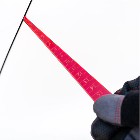 Image of GTR-M-PMMA-R: Metric Gap Gauge Tool (Red)