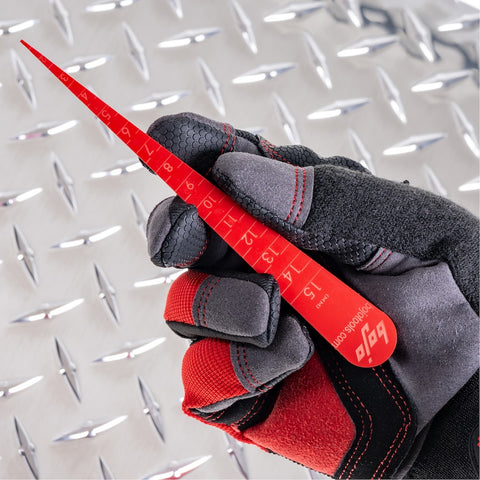 Image of GTR-M-PMMA-R: Metric Gap Gauge Tool (Red)