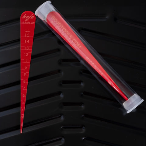 Image of GTR-M-PMMA-R: Metric Gap Gauge Tool (Red)