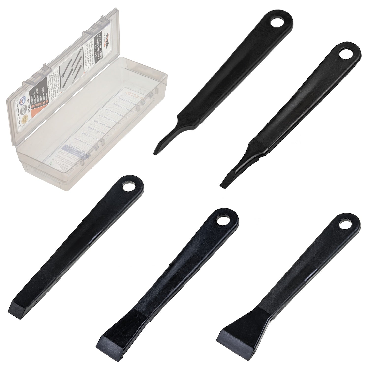 ITH-TPKSUK2-XNGL: 5-Piece Compact Straight Edge Scraper Kit