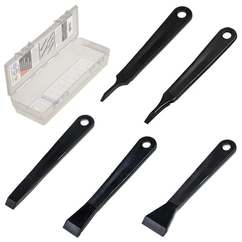 Image of ITH-TPKSUK2-XNGL: Bojo Tools 5-Piece Straight Edge Compact Scraper Kit