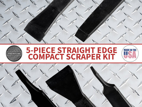 Image of ITH-TPKSUK2-XNGL: 5-Piece Compact Straight Edge Scraper Kit
