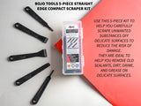 ITH-TPKSUK2-XNGL: 5-Piece Compact Straight Edge Scraper Kit