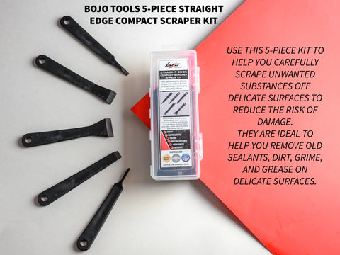 Image of ITH-TPKSUK2-XNGL: 5-Piece Compact Straight Edge Scraper Kit
