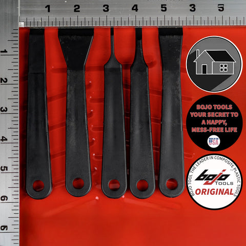 Image of ITH-TPKSUK2-XNGL: 5-Piece Compact Straight Edge Scraper Kit