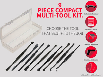 MPT2-FPT9-PRY: 9-Piece Compact Multi-Tool F1 Kit