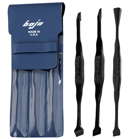 Image of MST2-3KIT2-XNGL: 3-Piece Straight Tip Compact Scraper Kit in Pouch