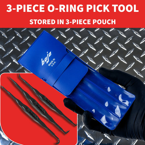 Image of ORT2-3KIT-XNGL: 3-Piece O-Ring Pick Tool Kit in Pouch