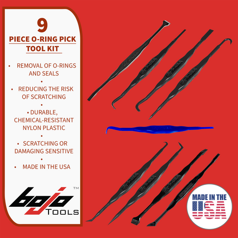 Image of ORT2-ORT9-ORING: 9-Piece ORT9 O-Ring Tool F1 Kit