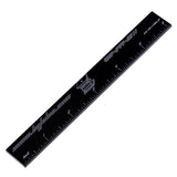 PSR-I-PMMA-BK: Non-Marring 6 Inch Ruler - Black