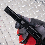 PSR-I-PMMA-BK: Non-Marring 6 Inch Ruler - Black