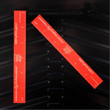 PSR-I-PMMA-R: Non-Marring 6 Inch Ruler - Red