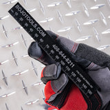 PSR-M-PMMA-BK: Non-Marring 150 mm Ruler - Black