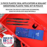 SAT2-3KIT-XNGL: 3-Piece Seal Applicators & Sealant Smoothing Plastic Tool Kit in Pouch