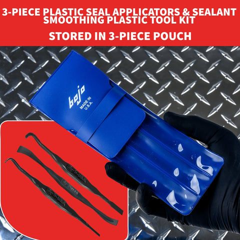 Image of SAT2-3KIT-XNGL: 3-Piece Seal Applicators & Sealant Smoothing Plastic Tool Kit in Pouch