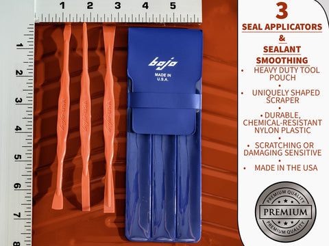 Image of SST2-3KUK-CEL: 3-Piece Sealant Smoothing Tool Kit in Pouch