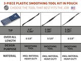 SST2-3KUK-XNGL: 3-Piece Smoothing Tool Kit in Pouch
